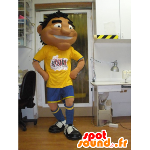 Mascotte d'homme bronzé, de sportif en tenue de sport - MASFR031956 - Mascotte sportives