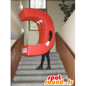 Mascota en forma de letra mayúscula rojo C. C - MASFR031985 - Mascotas sin clasificar