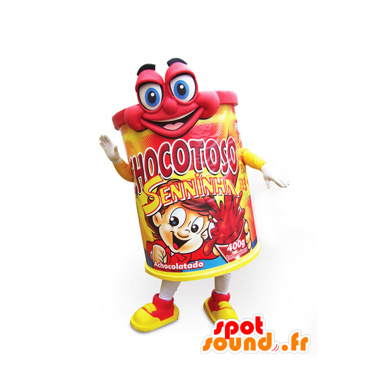 Chocotoso mascot, chocolate drink - MASFR032041 - Food mascot