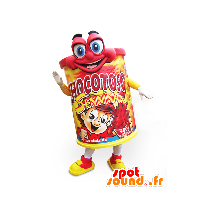 Mascot Chocotoso, chokoladedrik - Spotsound maskot kostume
