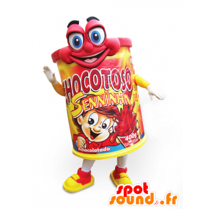 Mascot Chocotoso, chokoladedrik - Spotsound maskot kostume