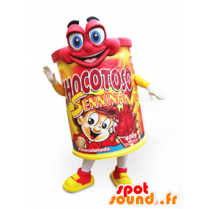 Mascot Chocotoso, sjokoladedrikk - MASFR032041 - mat maskot