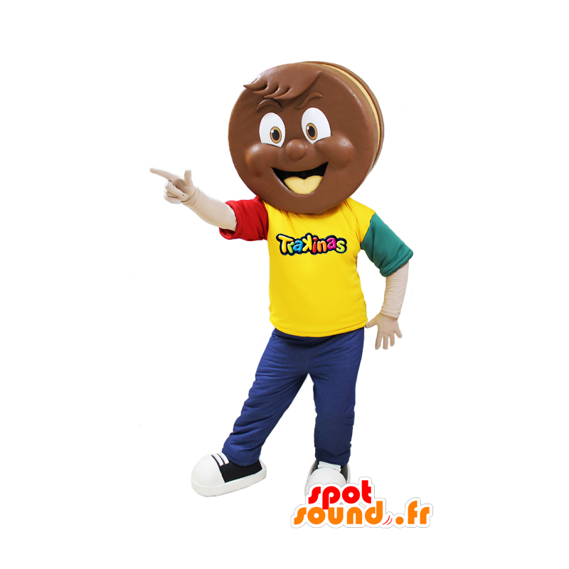 Trakinas chokoladekagemaskot - Spotsound maskot kostume