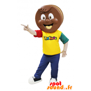 Cake mascot chocolate Trakinas - MASFR032046 - Mascots of pastry
