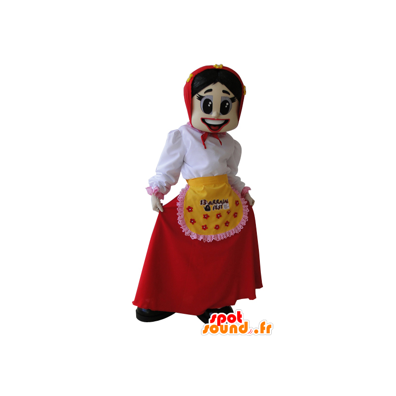 Mascot farmer, wife, housewife - MASFR032074 - Mascots woman