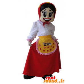 Mascot boer, vrouw, huisvrouw - MASFR032074 - Vrouw Mascottes