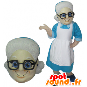 Mascot alte Dame. Mascot Großmutter - MASFR032078 - Maskottchen-Frau