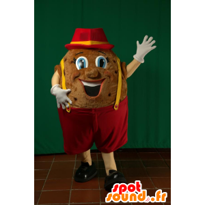 Mascot giant potato. Potato Mascot - MASFR032089 - Food mascot