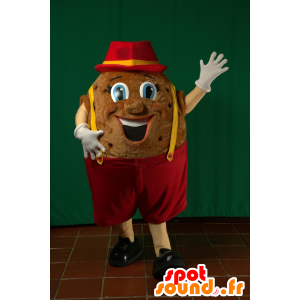 Mascotte de patate géante. Mascotte de pomme de terre - MASFR032089 - Mascotte alimentaires