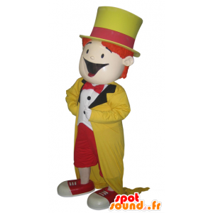 Mascot farbigen Mann, Zauberer. Show Maskottchen - MASFR032091 - Menschliche Maskottchen