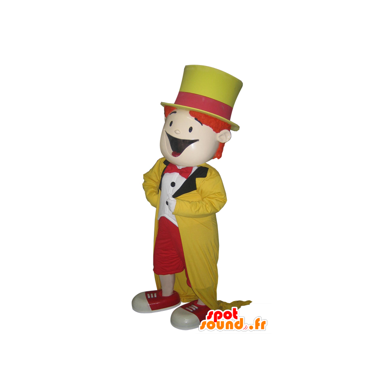 Mascotte de bonhomme coloré, de magicien. Mascotte de spectacle - MASFR032091 - Mascottes Homme