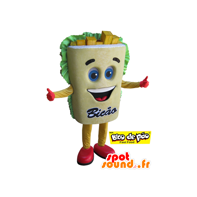 Fritto mascotte gigante. Snack mascotte - MASFR032100 - Mascotte di fast food