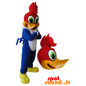 Mascotte Woody Woodpecker, famoso cartone animato Picchio - MASFR032105 - Famosi personaggi mascotte