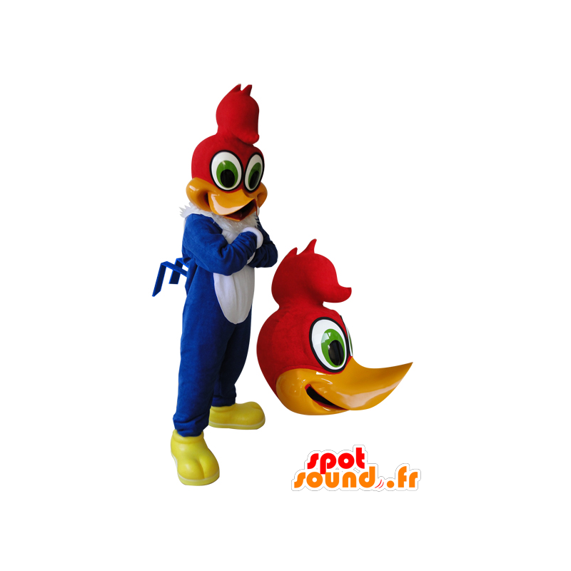 Mascotte Woody Woodpecker, famoso cartone animato Picchio - MASFR032105 - Famosi personaggi mascotte