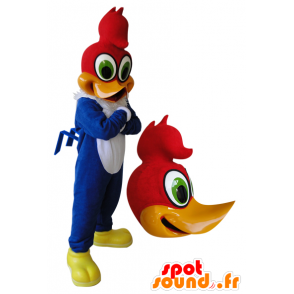 Mascotte de Woody Woodpecker, célèbre pivert de dessin animé - MASFR032105 - Mascottes Personnages célèbres