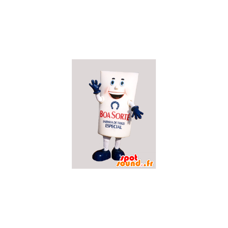 Giant Mascot maaltijd pakket, wit en blauw - MASFR032106 - mascottes objecten