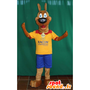 Mascot Scoobi Doo berømte tegneserie hund - MASFR032114 - kjendiser Maskoter