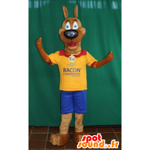 Mascot Scoobi Doo kuuluisa sarjakuva koira - MASFR032114 - julkkikset Maskotteja