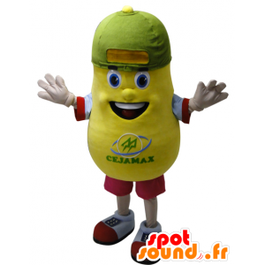 Mascotte de patate jaune, géante. Mascotte de pomme de terre - MASFR032158 - Mascotte alimentaires