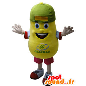 Geel aardappel mascotte, reus. aardappel mascotte - MASFR032158 - food mascotte
