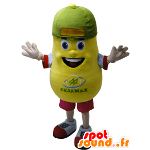 Mascotte de patate jaune, géante. Mascotte de pomme de terre - MASFR032158 - Mascotte alimentaires