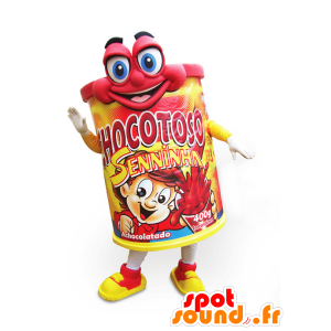Mascot Chocotoso, sjokoladedrikk - MASFR032180 - mat maskot