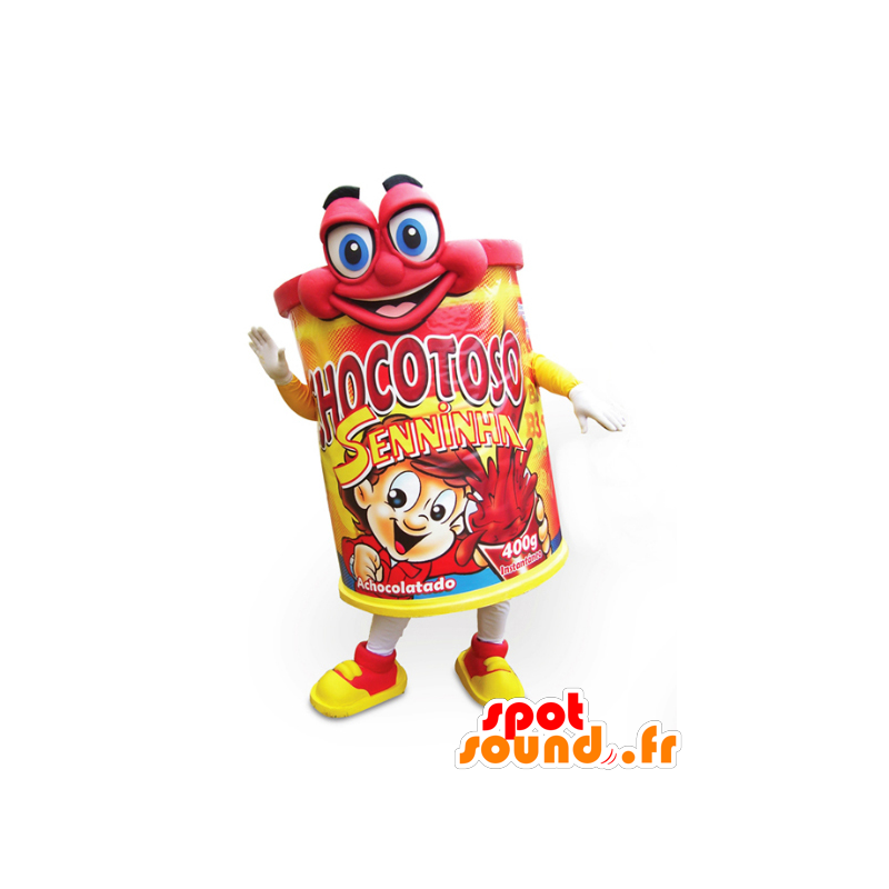 Mascot Chocotoso, chocoladedrank - MASFR032180 - food mascotte