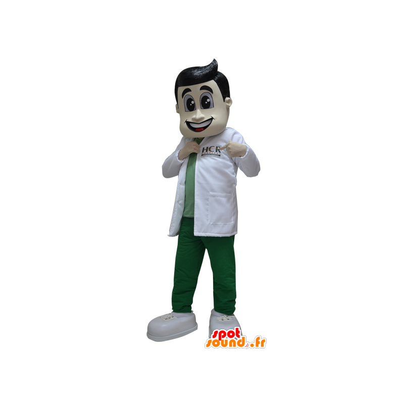 Farmacéutico de la mascota, doctor con una bata blanca - MASFR032203 - Mascotas humanas