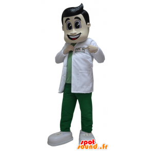 Farmacéutico de la mascota, doctor con una bata blanca - MASFR032203 - Mascotas humanas