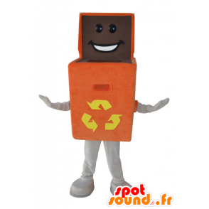 Orange Box maskotti. Sora- Mascot kierrätys - MASFR032208 - Mascottes d'objets