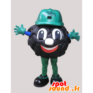 Mascot schwarzer Mann, Teer, Arbeiter - MASFR032219 - Menschliche Maskottchen