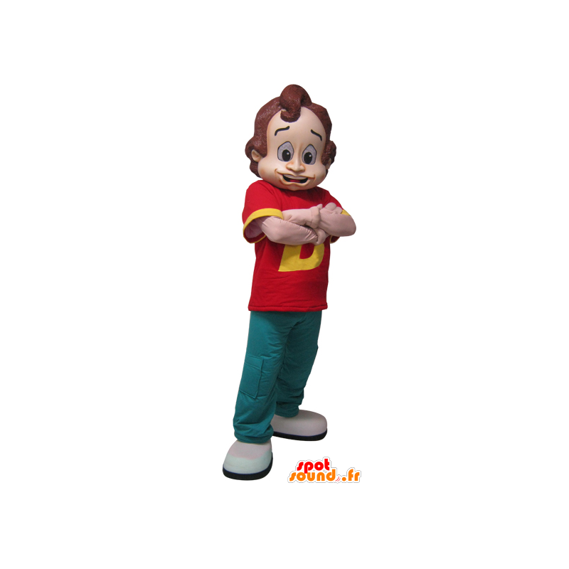 Mascotte d'homme vêtu d'une tenue colorée - MASFR032229 - Mascottes Homme