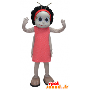 Maskot hmyz, koketní a ženský ladybug - MASFR032238 - maskoti Insect