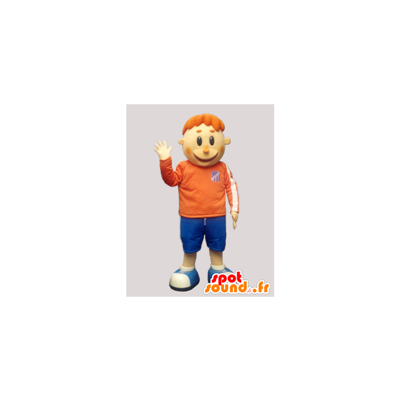 Redhead mascot in sportswear - MASFR032239 - Sports mascot