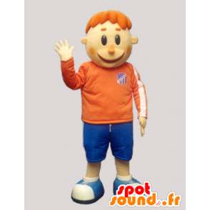 Redhead mascot in sportswear - MASFR032239 - Sports mascot