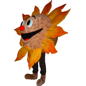 Giant zon mascotte, vrolijk - MASFR032243 - Niet-ingedeelde Mascottes