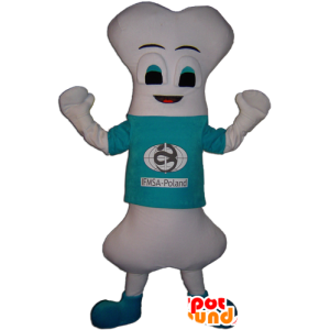 Mascote gigante osso branco, muito original - MASFR032252 - Mascotes não classificados