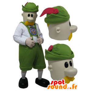 Mascot kledd mann kledd i tyrolsk - MASFR032291 - Man Maskoter