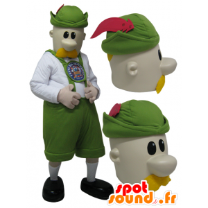 Mascot pukeutunut pukeutunut mies Tirolin - MASFR032291 - Mascottes Homme