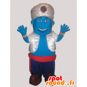 Mascot of the famous Genie in Aladdin. Mascot fakir - MASFR032309 - Mascots famous characters