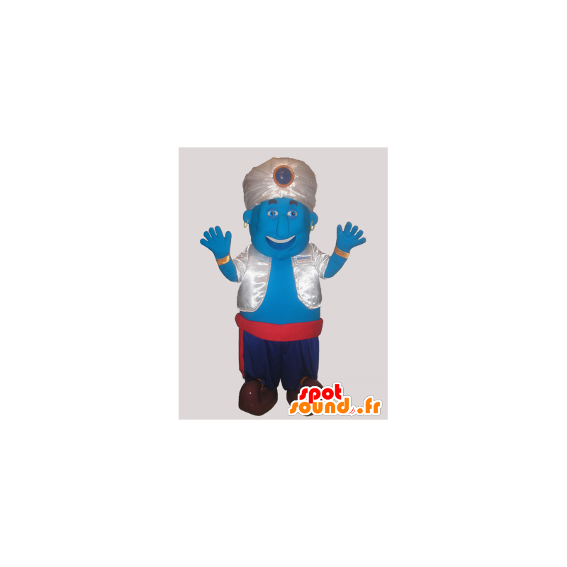 Mascot of the famous Genie in Aladdin. Mascot fakir - MASFR032309 - Mascots famous characters