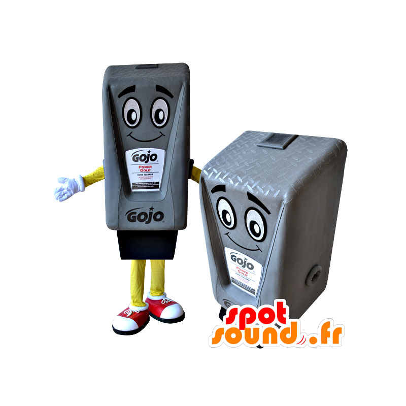 Cartridge mascot gray ink, giant - MASFR032311 - Mascots of objects