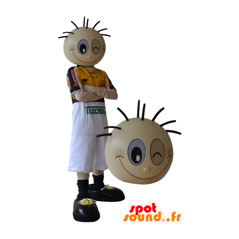 Sporty drengemaskot blinker - Spotsound maskot kostume