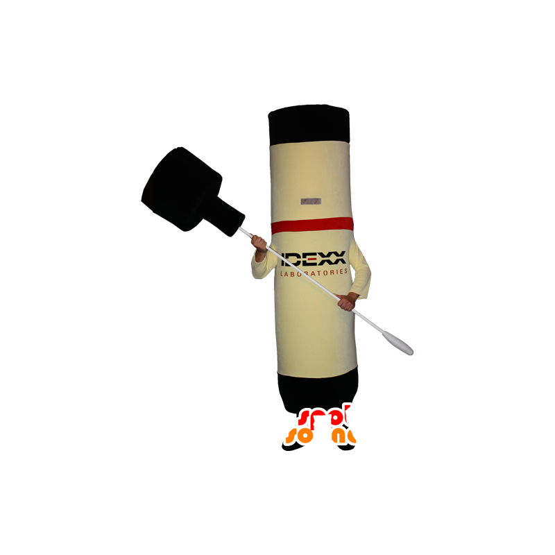 Mascotte de coton-tige, de prélèvement d'ADN - MASFR032333 - Mascottes d'objets