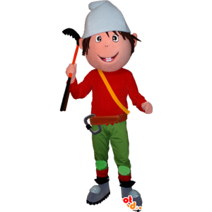 Mascotte de lutin, de nain, d'alpiniste - MASFR032342 - Mascottes Noël