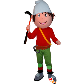 Leprechaun mascot, dwarf, mountaineer - MASFR032342 - Christmas mascots