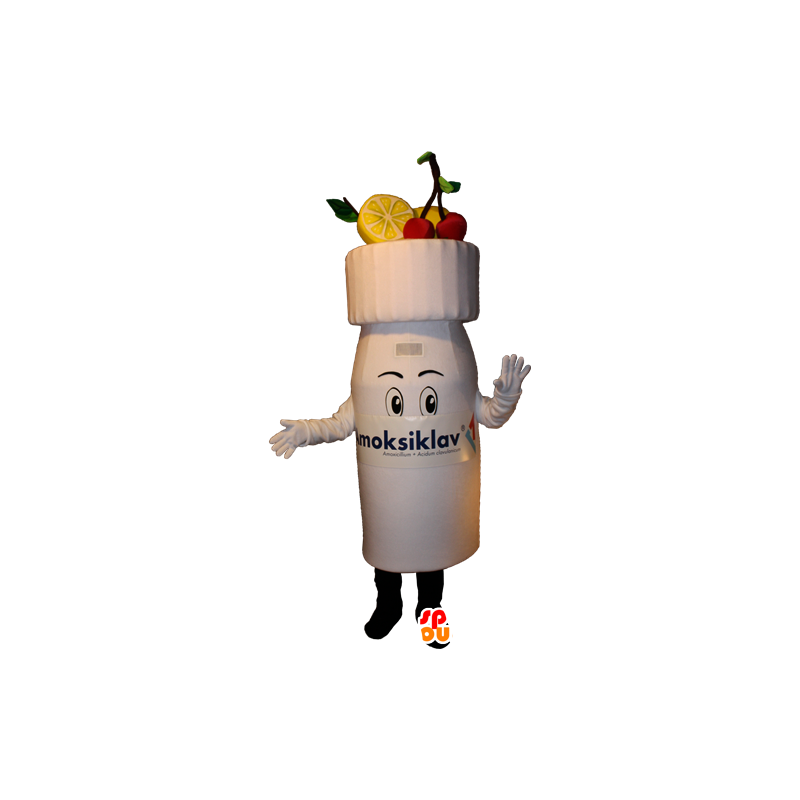 Mascotte drinkyoghurt, fruitdrank - MASFR032377 - Fast Food Mascottes