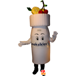 Yogurt mascotte bere, drink fruttato - MASFR032377 - Mascotte di fast food