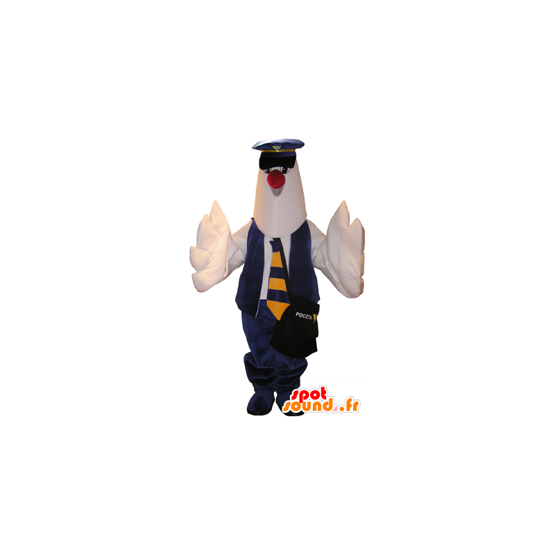 White Mascot vogel, duif, factor - MASFR032477 - Mascot vogels