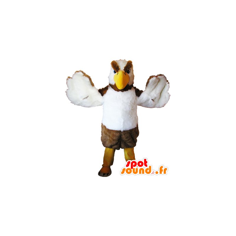 Mascot Geier, einschüchternd blauen und weißen Vogel - MASFR032555 - Maskottchen der Vögel